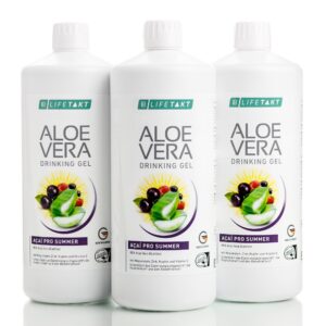 Гель Алоэ Вера с ягодой Асаи "Энерджи" Набор 3  шт. LR Aloe Vera Lifetakt (3*1000 мл) – Купити в Україні Ulitka Beauty