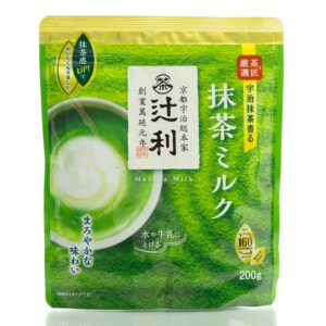 Японский чай Матча молочный мягкий вкус КАТАОКА Tsujiri matcha milk (195 гр) – Купити в Україні Ulitka Beauty