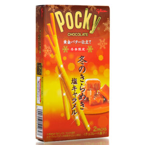 Японские бисквитные палочки с соленой карамелью Glico Pocky Salted Caramel  (20 шт) – Купити в Україні Ulitka Beauty