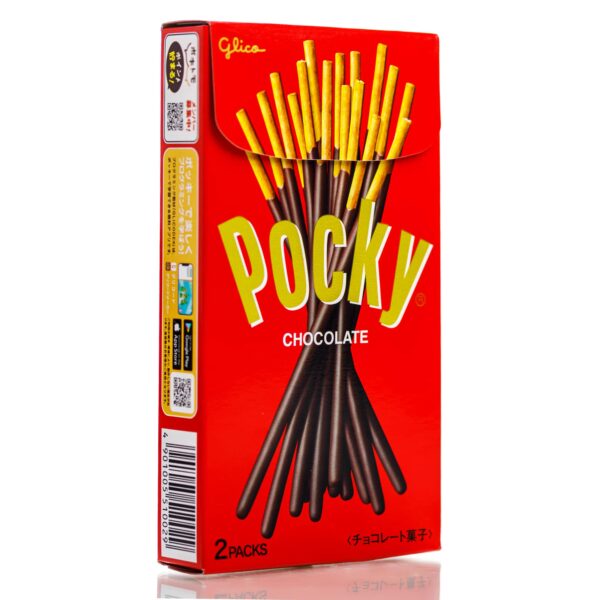 Японские бисквитные палочки с темным шоколадом  Glico Pocky Cacao 60% (20 шт)