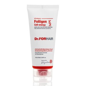 Шампунь для укрепления и восстановления зрелых волос  Dr.FORHAIR Folligen Cell-Energy Shampoo (100 мл) – Купити в Україні Ulitka Beauty