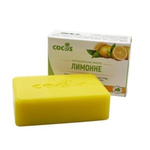 Мыло ручной работы Лимонное  Cocos (130 гр) – Купити в Україні Ulitka Beauty