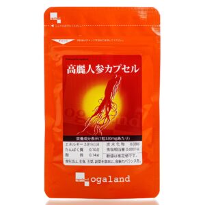 Женьшень экстракт для общей активности OGALAND Ginseng Extract (60 шт - 30 дн) – Купити в Україні Ulitka Beauty