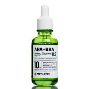 Кислотная сыворотка для чувствительной и проблемной кожи MEDI-PEEL AHA BHA Amino Cica-Nol B5 Ampoule (30 мл) – Купити в Україні Ulitka Beauty