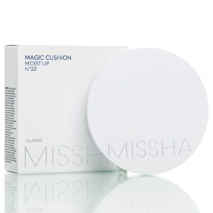 ВВ кушон увлажняющий Натуральный Беж Missha Magic Cushion Moist Up SPF50 PA+++ #23 (15 гр) – Купити в Україні Ulitka Beauty