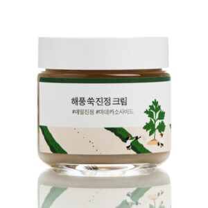 Успокаивающий крем с морской полынью   ROUND LAB Mugwort Calming Cream (80 мл) – Купити в Україні Ulitka Beauty