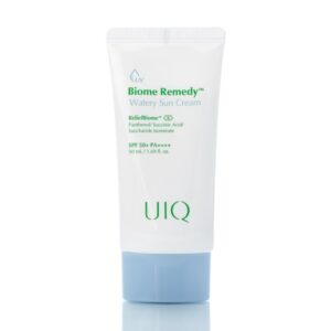 Увлажняющий солнцезащитный крем с пробиотиками UIQ Biome Remedy Watery Sun Cream SPF 50+ PA++++ (50 мл) – Купити в Україні Ulitka Beauty