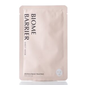 Увлажняющая тканевая маска  UIQ Biome Barrier Sheet Mask  (1 шт - 26 мл) – Купити в Україні Ulitka Beauty