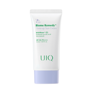 Солнцезащитный крем с тонирующим эффектом UIQ Biome Remedy Tone-up Sun Cream SPF 50+ (50 мл) – Купити в Україні Ulitka Beauty