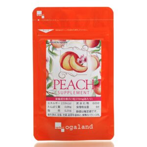 Биодобавка для улучшения запаха тела персик Ogaland Peach Supplement  (30 шт - 30 дн) – Купити в Україні Ulitka Beauty