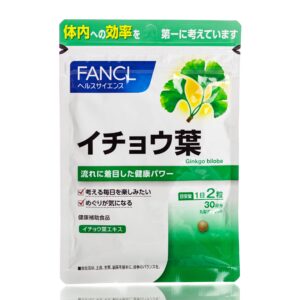 Гинкго-Билоба для улучшения мозгового кровообращения FANCL Ginkgo Extract and Group B Vitamins (60 шт - 30 дн) – Купити в Україні Ulitka Beauty