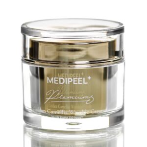 Антивозрастной крем для лица с экстрактом золота и камелии Medi-Peel Peptide 9 Premium Gold Camellia (50 мл) – Купити в Україні Ulitka Beauty