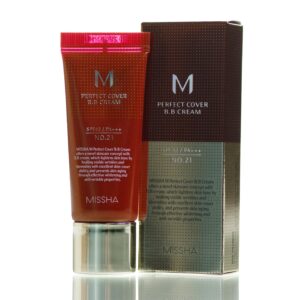 ВВ Крем Увлажняющий светлый беж  Missha M Perfect Cover BB Cream SPF42 (20 мл) – Купити в Україні Ulitka Beauty