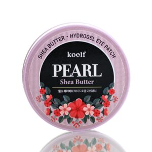 Гидрогелевые патчи с маслом ши и жемчужной пудрой Petitfee Pearl & Shea Butter Eye Patch KOELF (60 шт) – Купити в Україні Ulitka Beauty