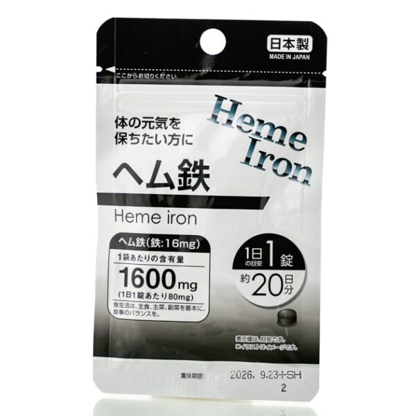 Гемовое Железо  Daiso Heme Iron 1600 mg (20 шт - 20 дн)