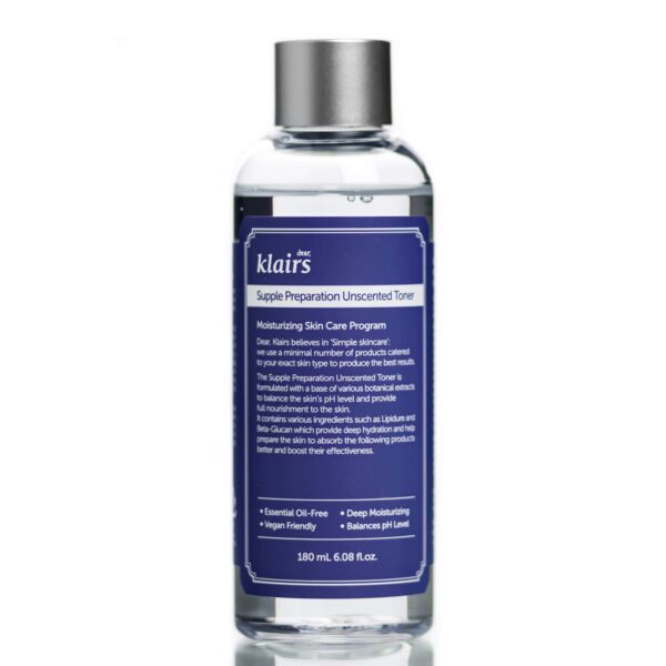 Dear Klairs Supple Preparation Unscented Toner (180 мл)