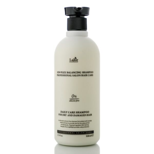 Бессиликоновый успокаивающий шампунь  Lador New-Plex Balancing Shampoo (530 мл)