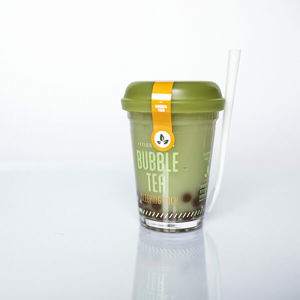 Bubble Tea Sleeping Pack Green Tea Etude House (100 мл) - 1 фото галереи