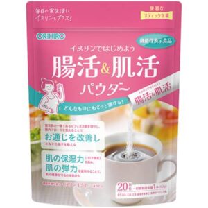 Японский порошок для здоровья кишечника с инулином и коллагеном Orihiro Intestinal & Skin Health Powder  (20 шт - 20 дн) – Купити в Україні Ulitka Beauty