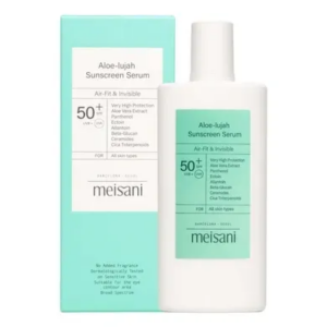 Солнцезащитная крем-сыворотка для лица с алоэ Meisani Aloe Lujah Sunscreen Serum (50 мл) – Купити в Україні Ulitka Beauty
