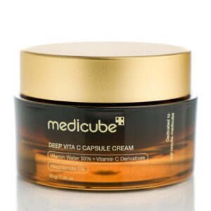 Осветляющий капсульный крем с витамином С  Medicube Deep Vita C Capsule Cream (55 мл) – Купити в Україні Ulitka Beauty