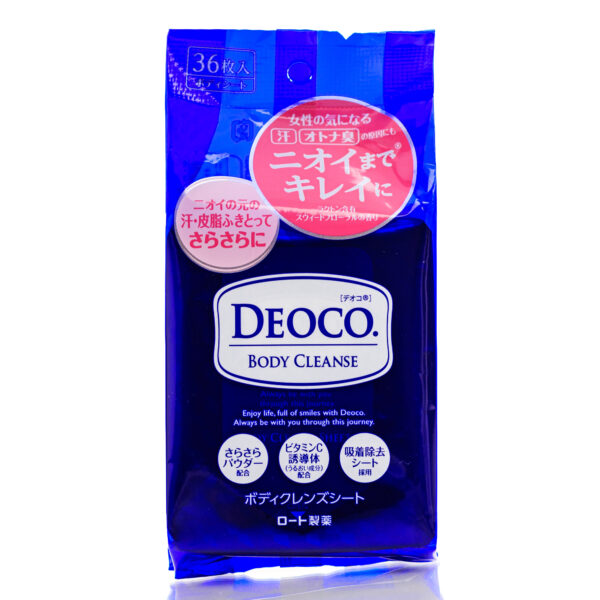 Rohto Deoco Body Cleanse Sheets (36 шт)