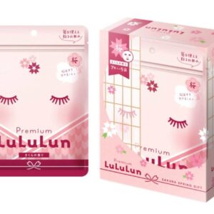 Увлажняющая маска для лица с сакурой Premium LuLuLun Premium Sakura Face Masks (7 шт) – Купити в Україні Ulitka Beauty