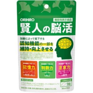 Препарат для улучшения мозговой активности Orihiro Brain Activity (30 шт - 30 дн) – Купити в Україні Ulitka Beauty