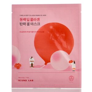 Гелевая маска с коллагеном  Round Lab Camellia Deep Collagen Firming Gel Mask  (1 шт - 34 мл) – Купити в Україні Ulitka Beauty