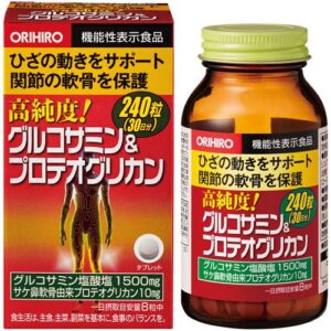 Глюкозамин с протеогликанами  ORIHIRO Glucosamin and Proteoglycan (240 шт - 30 дн) – Купити в Україні Ulitka Beauty