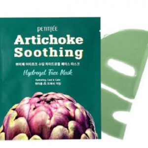Гидрогелевая успокаивающая маска для лица с экстрактом артишока  Petitfee Artichoke Soothing Hydrogel Face Mask  (1 шт - 32 гр) – Купити в Україні Ulitka Beauty