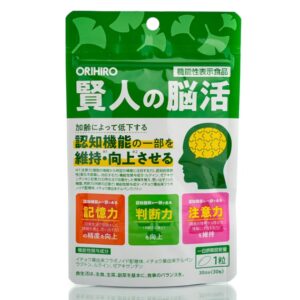 Препарат для улучшения мозговой активности Orihiro Brain Activity (30 шт - 30 дн) – Купити в Україні Ulitka Beauty