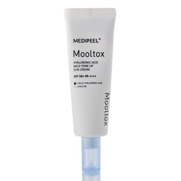 Medi-Peel Hyaluronic Acid Aqua Mooltox Mild Tone Up Sun Cream SPF 50+ PA+ (50 мл)