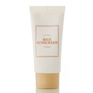 Солнцезащитный крем для лица с экстрактом риса I'm From Rice Sunscreen SPF50+ PA++++ (50 мл) – Купити в Україні Ulitka Beauty