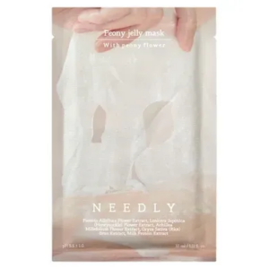 Осветляющая тканевая маска для лица  Needly Peony Jelly Mask  (1 шт - 33 мл) – Купити в Україні Ulitka Beauty