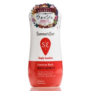 Гель для интимной гигиены для чувствительной кожи Billbox Summers Eve Simply Senseitive (237 мл) – Купити в Україні Ulitka Beauty