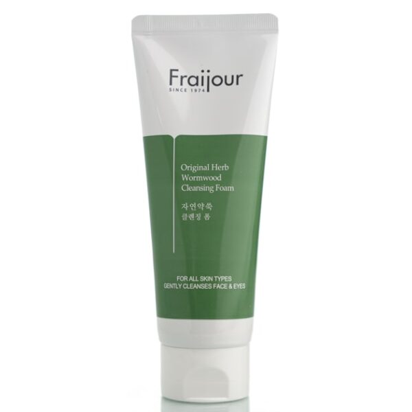 Очищающая пенка для лица с растительными экстрактами  Fraijour Original Herb Wormwood Cleansing Foam (150 мл)
