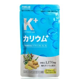 Комплекс от отеков Калий и витамины группы В Purelab Potassium K+ (270 шт - 30 дн) – Купити в Україні Ulitka Beauty