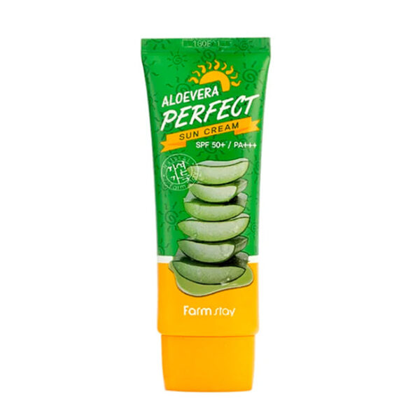 FarmStay Aloevera Perfect Sun Cream SPF50+ PA+++ (70 мл) - 1 фото галереи