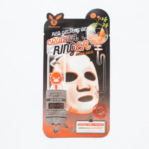 Тканевая маска с женьшенем Elizavecca Red Ginseng Deep Power Ringer Mask Pack (23 мл) – Купити в Україні Ulitka Beauty