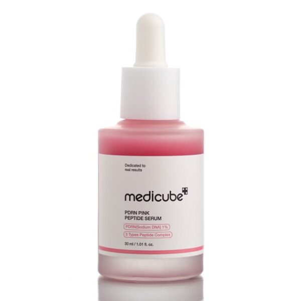 Регенерирующая сыворотка с полинуклеотидами, экзосомами и спикулами  Medicube PDRN Pink Peptide Serum (30 мл)
