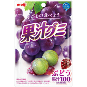 Коллагеновый мармелад Красный виноград MEIJI Grape-flavored marmalade (51 гр) – Купити в Україні Ulitka Beauty