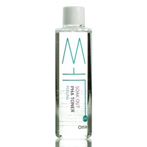 Пилинг-тонер с PHA-кислотами Ottie Soak Out PHA Toner Peeling (250 мл) – Купити в Україні Ulitka Beauty