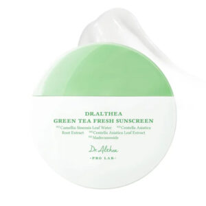 Солнцезащитный крем с зелёным чаем освежающий Dr. Althea Pro Lab Green Tea Fresh Sunscreen SPF50+ (45 мл) – Купити в Україні Ulitka Beauty