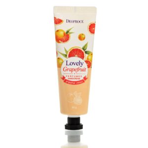 Парфюмированный крем для рук с грейпфрутом Deoproce Lovely Grapefruit Perfumed Hand Cream (50 мл) – Купити в Україні Ulitka Beauty