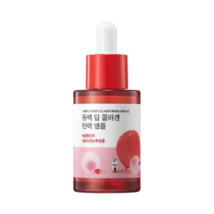 Концентрированная сыворотка с коллагеном Round lab Camellia Deep Collagen Firming Ampoule  (30 мл) – Купити в Україні Ulitka Beauty