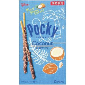 Японские бисквитные палочки с молочным шоколадом и кокосовой стружкой Glico Pocky Coconut (20 шт) – Купити в Україні Ulitka Beauty