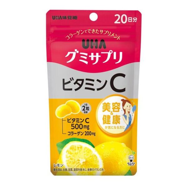 UHA Gummy Supple Vitamin C (40 шт - 20 дн)