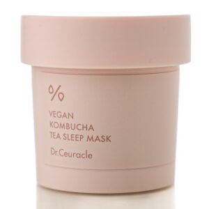 Веганская увлажняющая маска для лица с комбучей и бакучиолом Vegan Kombucha Tea Sleep Mask (100 мл) – Купити в Україні Ulitka Beauty
