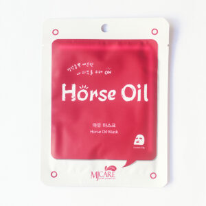 Тканевая маска с лошадинным жиром MJ ON Horse Oil Mask (25 мл) – Купити в Україні Ulitka Beauty